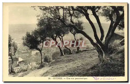 Ansichtskarte AK Hyeres Une Vue Panoramique