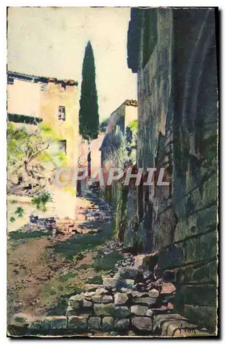 Cartes postales Hyeres Vieille Rue et vieilles Maisons