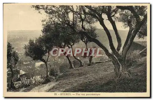 Ansichtskarte AK Hyeres Une Vue Panoramique