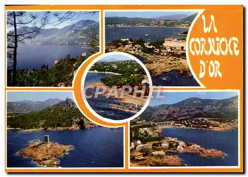 Cartes postales moderne La corniche d&#39or Le Trayas Le Dramont L&#39ile d&#39or Le semaphore