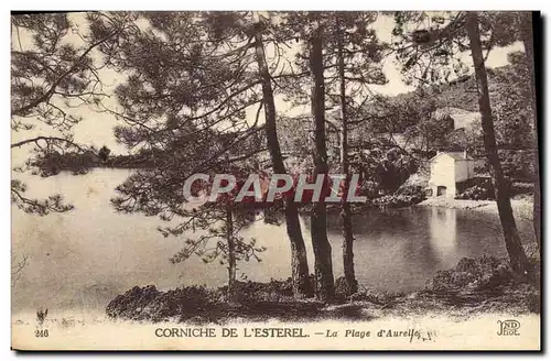 Cartes postales Corniche De L'Esterel La Plage d'Aurelle