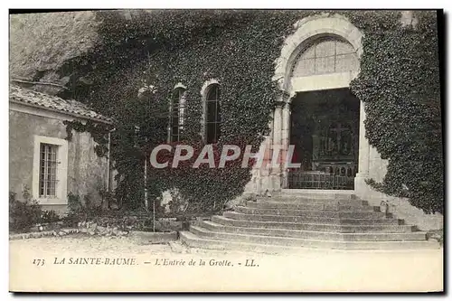 Cartes postales La Sainte Baume L'Emtree de la Grolte