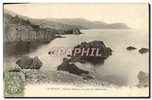 Ansichtskarte AK Le Trayas Rochers Rouges Vue Prise de l&#39Hotel Sube