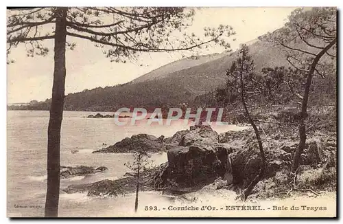 Ansichtskarte AK Corniche d&#39Or Esterel Baie du Trayas