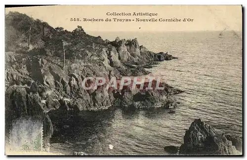 Cartes postales Rochers du Trayas Nouvelle Corniche d'Or