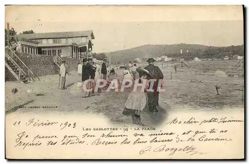 Cartes postales Les Sablettes Les Bains La plage