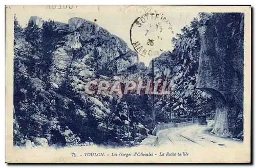 Cartes postales Toulon Les Gorges d&#39Ollioules La Roche