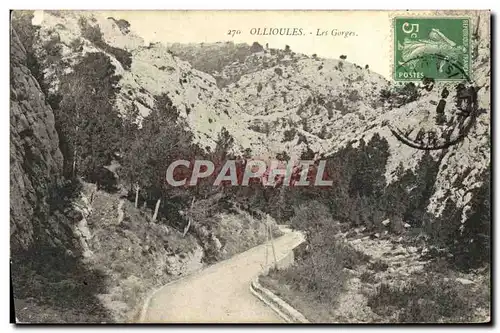 Cartes postales Ollioules Les Gorges