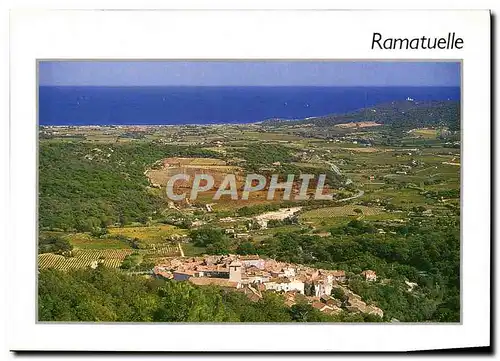 Cartes postales moderne Ramatuelle Vue Generale au fond Pampelonne