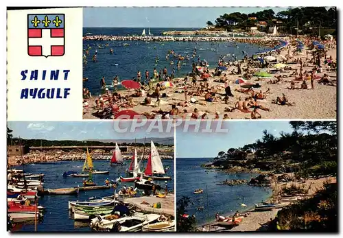 Cartes postales moderne Saint Aygulf La Plage Le port retour des Regates Plage du Pebrier