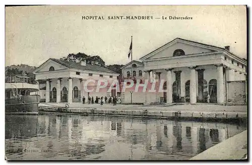 Cartes postales Hopital Saint Mandrier Le Debarcadere