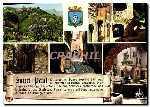 Cartes postales moderne La Cote d&#39Azur St Paul De Vence