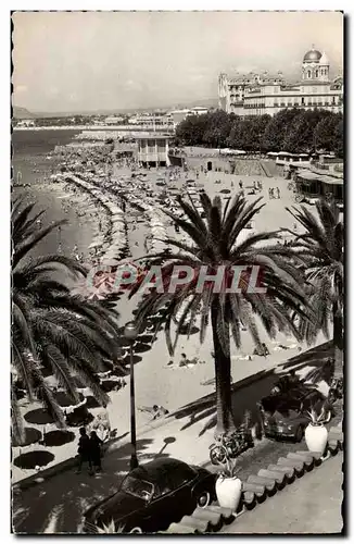 Cartes postales moderne Saint Raphael La Place et les Palmiers