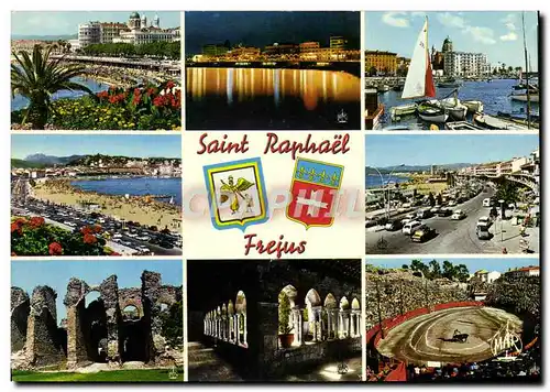 Moderne Karte Saint Raphael Frejus