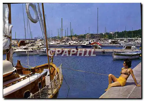 Moderne Karte Saint Raphael Un Coin du Nouveau Port Bateaux