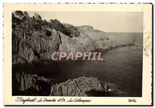 Cartes postales moderne Saint Raphael La Corniche d&#39Or Les Calanques