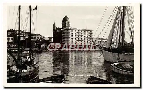 Cartes postales St Raphael Le Port Bateaux