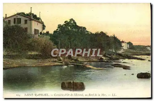 Cartes postales Saint Raphael Corniche d'Or de l'Esterel au Bord de la Mer