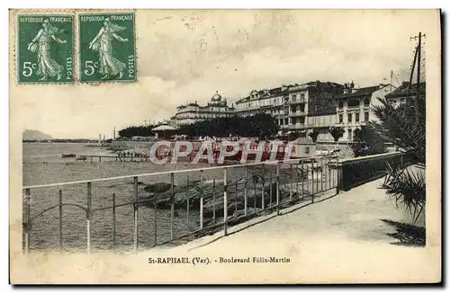 Cartes postales St Raphael Boulevard Felix Martin