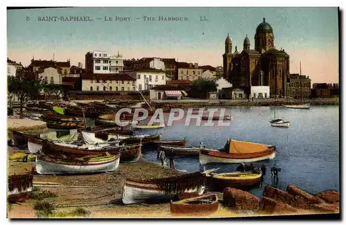 Cartes postales Saint Raphael Le Port Bateaux