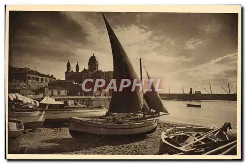 Cartes postales Saint Raphael Le Port et Notre Dame de la Victoire Bateaux