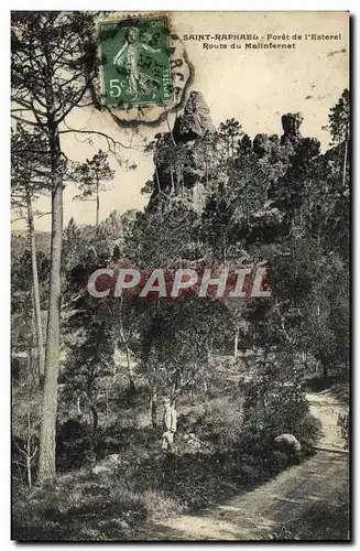 Cartes postales Saint Raphael Foret de l'Esterel Route du Malinfernet