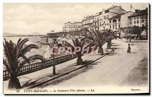 Cartes postales Saint Raphael Le Boulevard Felix Martin