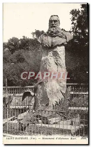 Cartes postales Saint Raphael Monument d&#39Alphonse Karr