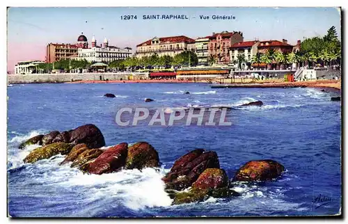 Cartes postales Saint Raphael Vue Generale