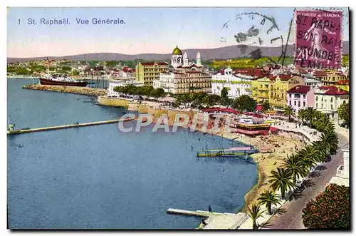 Cartes postales St Raphael Vue Generale