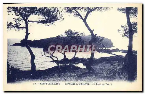 Cartes postales Saint Raphael corniche de l&#39Esterel Le Lion de Terre