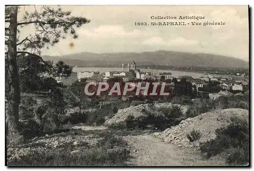 Cartes postales Collection Artistique St Raphael Vue Generale