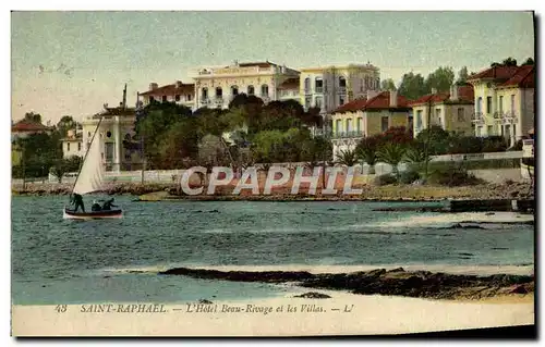 Cartes postales Saint Raphael L'Hotel Beau Rivage et les Villas