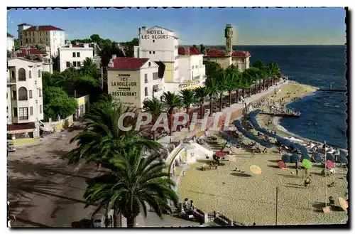 Cartes postales moderne Saint Raphael Le Bd Felix Martin et la Plage La Voile d'Or
