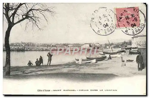 Cartes postales Saint Raphael Frejus Dans Le Lointain