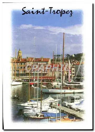 Cartes postales moderne Saint Tropez Le Port Bateaux