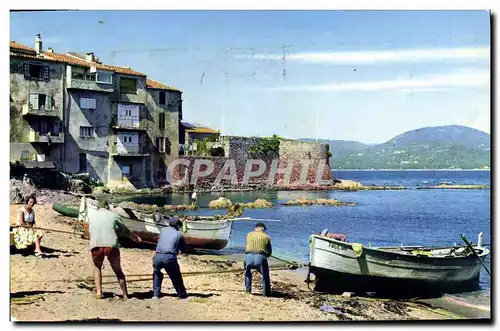 Moderne Karte Le Cote d&#39Azur Saint Tropez La Ponche