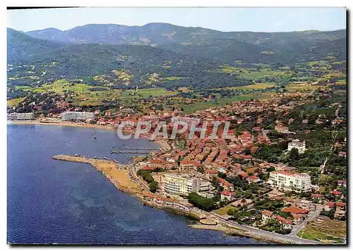 Moderne Karte Saint Maxime Sur Mer Vue Generale Au loin la chaine des Maures