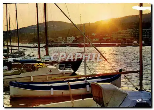 Cartes postales moderne Saint Maxime Coucher de Soleil Sur le Port Bateaux