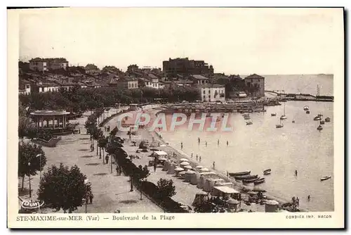 Cartes postales Sainte Maxime Sur Mer Boulevard de la Plage