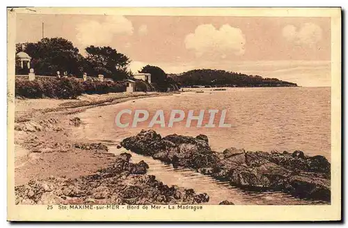 Ansichtskarte AK Sainte Maxime Sur Mer Bord de Mer La Madrague