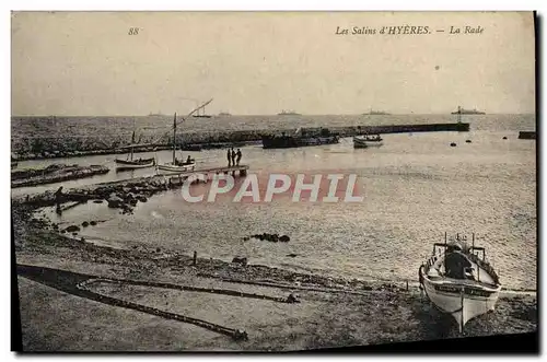 Cartes postales Les salins d&#39Hyeres La rade