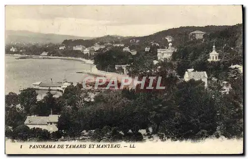 Cartes postales Panorama de Tamaris et Manteau