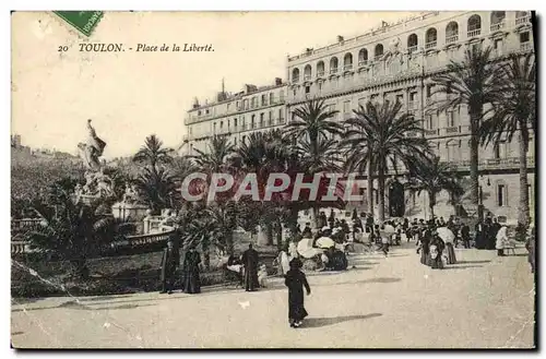 Cartes postales Toulon Place de la Liberte