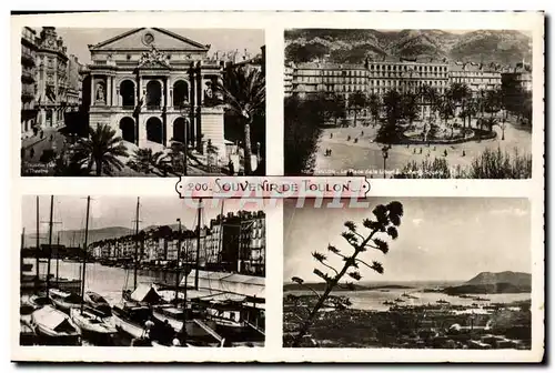 Cartes postales moderne Souvenir de Toulon Theatre Place de la Liberte