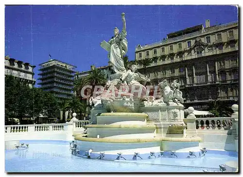 Cartes postales moderne Toulon La fontaine place de la Liberte