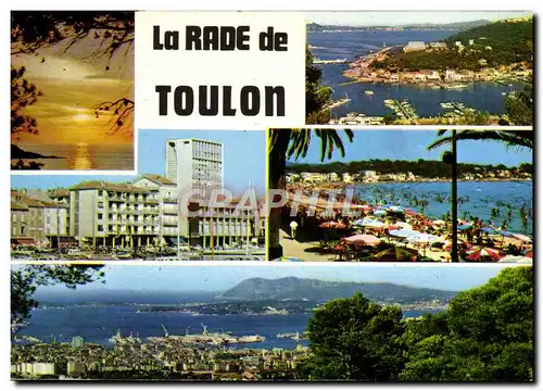 Cartes postales moderne La Rade de Toulon La Seyne Les sablettes St Mandrier