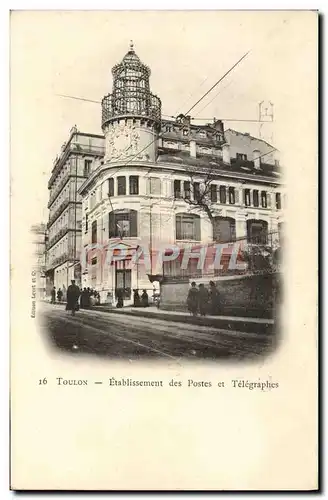 Cartes postales Toulon Etablissement des Postes et Telegraphes