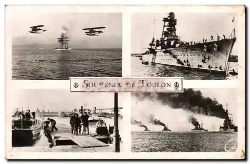 Cartes postales Souvenir de Toulon Bateau Hydravion