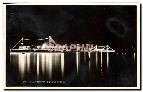 Cartes postales Toulon lllumination de L'Escade Bateaux